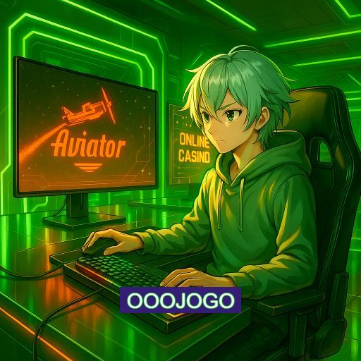 Imagem promocional do app oficial OOOJOGO destacando a conveniência de jogar cassino online pelo celular ou navegador