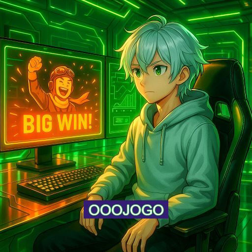 Imagem promocional do app oficial OOOJOGO destacando a conveniência de jogar cassino online pelo celular ou navegador