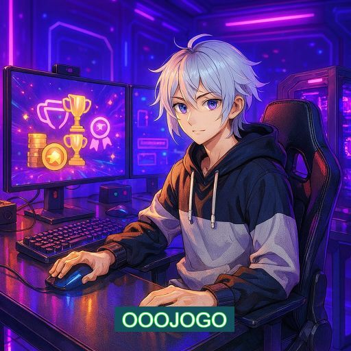 Imagem promocional do app oficial OOOJOGO destacando a conveniência de jogar cassino online pelo celular ou navegador