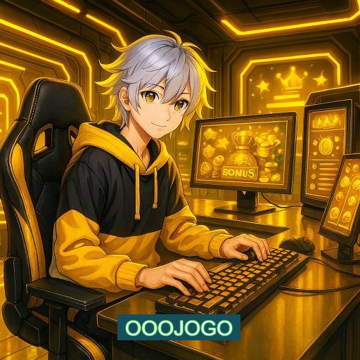 Imagem promocional do app oficial OOOJOGO destacando a conveniência de jogar cassino online pelo celular ou navegador