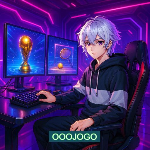 Imagem promocional do app oficial OOOJOGO destacando a conveniência de jogar cassino online pelo celular ou navegador
