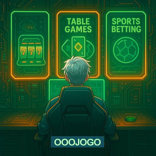Imagem promocional do app oficial OOOJOGO destacando a conveniência de jogar cassino online pelo celular ou navegador