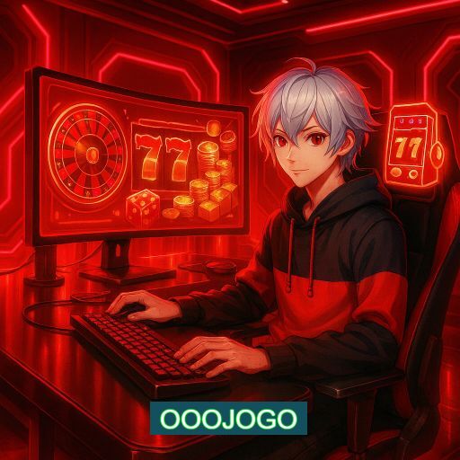 Imagem promocional do app oficial OOOJOGO destacando a conveniência de jogar cassino online pelo celular ou navegador