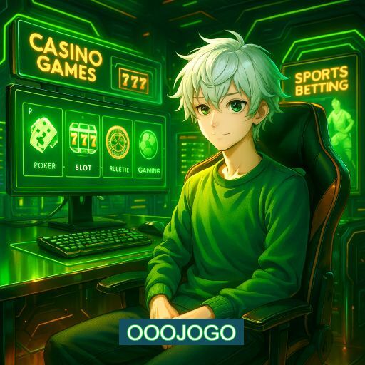 Imagem promocional do app oficial OOOJOGO destacando a conveniência de jogar cassino online pelo celular ou navegador
