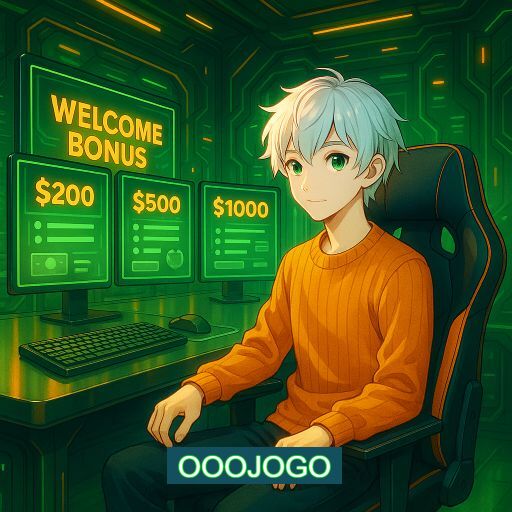 Imagem promocional do app oficial OOOJOGO destacando a conveniência de jogar cassino online pelo celular ou navegador