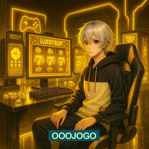 Imagem promocional do app oficial OOOJOGO destacando a conveniência de jogar cassino online pelo celular ou navegador